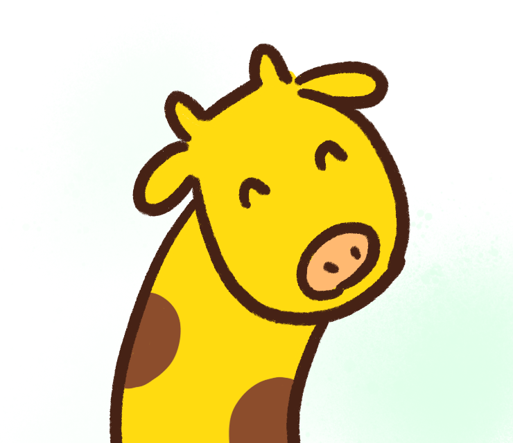 きりんのイラスト